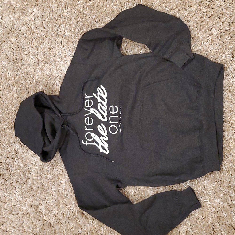 Southern Bliss Gray Hooded Sweatshirt